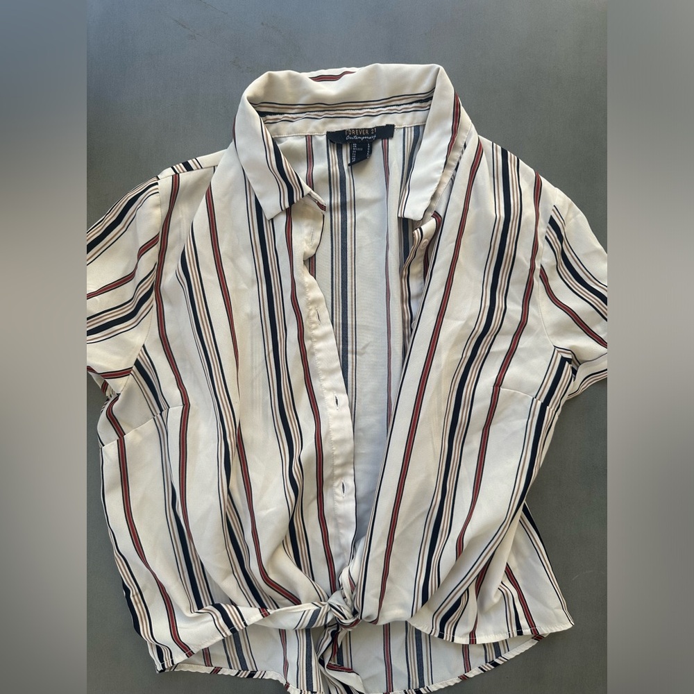 Forever 21 Striped Top